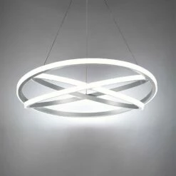 Modern Forms Veloce 38" Wide Titanium 3-Light LED Ring Pendant -Lighting Sales Shop modern forms veloce 38 inch wide titanium 3 light led ring pendant 55p39views2