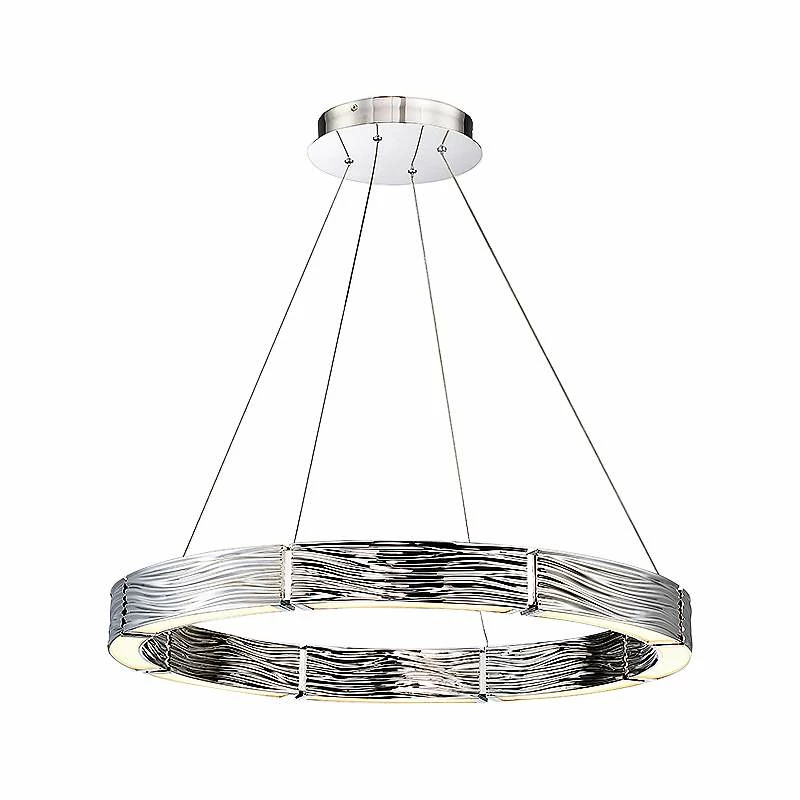 Modern Forms Zelda 29"W Polished Nickel 8-Light LED Pendant 4 Modern Forms Zelda 29"W Polished Nickel 8-Light LED Pendant - Image 2