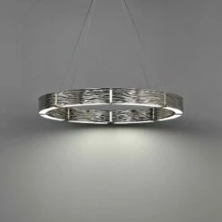 Modern Forms Zelda 29"W Polished Nickel 8-Light LED Pendant 10 Modern Forms Zelda 29"W Polished Nickel 8-Light LED Pendant -Lighting Sales Shop modern forms zelda 29 inchw polished nickel 8 light led pendant 55p82views1