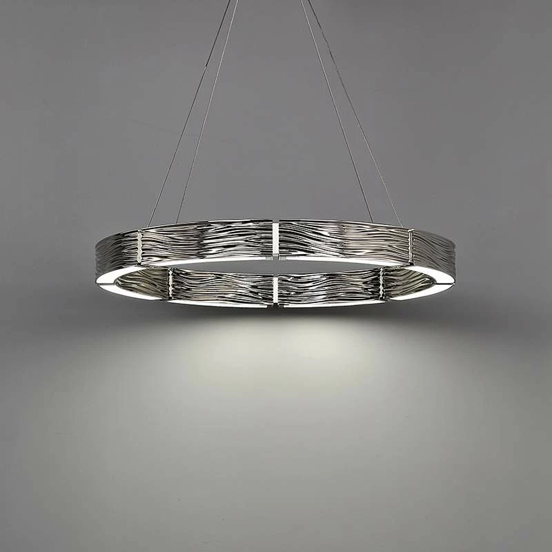 Modern Forms Zelda 29"W Polished Nickel 8-Light LED Pendant 5 Modern Forms Zelda 29"W Polished Nickel 8-Light LED Pendant - Image 3