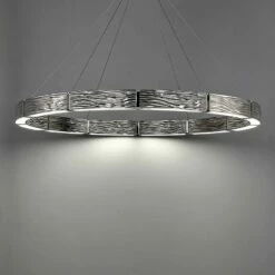 Lighting Sales Shop -Lighting Sales Shop modern forms zelda 48 inchw polished nickel 12 light led pendant 55p84views1