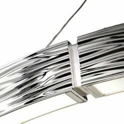 Modern Forms Zelda 48"W Polished Nickel 12-Light LED Pendant -Lighting Sales Shop modern forms zelda 48 inchw polished nickel 12 light led pendant 55p84views3