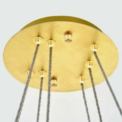 Monroe 23 1/2" Wide Gold And Crystal 2-Tier LED Chandelier -Lighting Sales Shop monroe 23 and one half inch wide gold and crystal 2 tier led chandelier 78k64views2