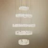 Monroe 25 1/2" Wide Gold And Crystal 5-Tier LED Chandelier -Lighting Sales Shop monroe 25 and one half inch wide gold and crystal 5 tier led chandelier 78k86cropped