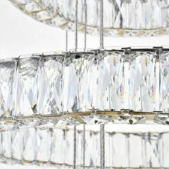 Monroe 25 1/2" Wide Gold And Crystal 5-Tier LED Chandelier -Lighting Sales Shop monroe 25 and one half inch wide gold and crystal 5 tier led chandelier 78k86views2