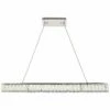 Monroe 38 3/4" Wide Crystal LED Kitchen Island Light Pendant