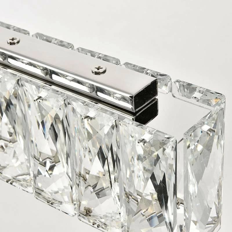 Monroe 38 3/4" Wide Crystal LED Kitchen Island Light Pendant 6 Monroe 38 3/4" Wide Crystal LED Kitchen Island Light Pendant - Image 4