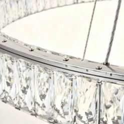 Monroe 42" Wide Chrome And Crystal 2-Tier LED Chandelier 11 Monroe 42" Wide Chrome And Crystal 2-Tier LED Chandelier -Lighting Sales Shop monroe 42 inch wide chrome and crystal 2 tier led chandelier 79x02views2