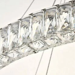Monroe 42" Wide Chrome And Crystal 2-Tier LED Chandelier 12 Monroe 42" Wide Chrome And Crystal 2-Tier LED Chandelier -Lighting Sales Shop monroe 42 inch wide chrome and crystal 2 tier led chandelier 79x02views3