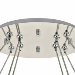 Monroe 48" Wide Chrome And Crystal 2-Tier Oval LED Chandelier -Lighting Sales Shop monroe 48 inch wide chrome and crystal 2 tier oval led chandelier 78k89views4
