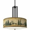 Moose Lodge Carey 24" Black 4-Light Chandelier 2 Moose Lodge Carey 24" Black 4-Light Chandelier -Lighting Sales Shop moose lodge carey 24 inch black 4 light chandelier 860n6
