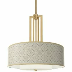 Moroccan Diamonds Carey 24" Gold 4-Light Chandelier