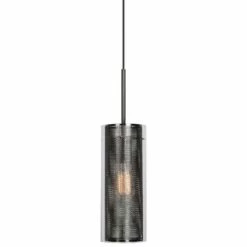 Multis 5" Wide Black Chrome Mini Pendant