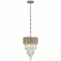 Mystique 12 1/4" Wide Modern Silver Leaf Pendant Light -Lighting Sales Shop mystique 12 and one quarter inch wide modern silver leaf pendant light 9p439views1