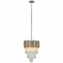 Mystique 16" Wide Modern Silver Leaf Pendant Light -Lighting Sales Shop mystique 16 inch wide modern silver leaf pendant light 9m195views2