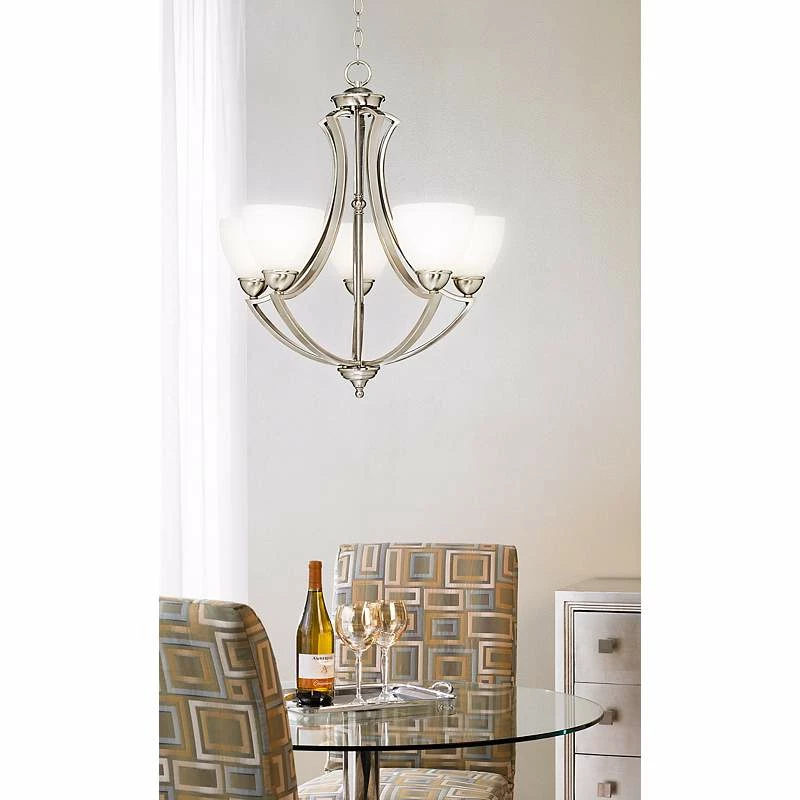 Possini Euro Design Milbury Five Light 24" Wide Chandelier 3 Possini Euro Design Milbury Five Light 24" Wide Chandelier