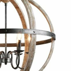 Navejo 27" Wide Antique Wood 6-Light Globe Chandelier 10 Navejo 27" Wide Antique Wood 6-Light Globe Chandelier -Lighting Sales Shop navejo 27 inch wide antique wood 6 light globe chandelier 498e5views3