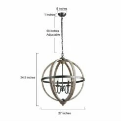 Navejo 27" Wide Antique Wood 6-Light Globe Chandelier 11 Navejo 27" Wide Antique Wood 6-Light Globe Chandelier -Lighting Sales Shop navejo 27 inch wide antique wood 6 light globe chandelier 498e5views4