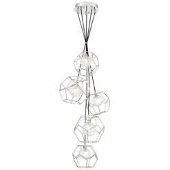 Norway 18 1/2" Wide Chrome LED Cluster Multi Light Pendant 6 Norway 18 1/2" Wide Chrome LED Cluster Multi Light Pendant -Lighting Sales Shop norway 18 and one half inch wide chrome led cluster multi light pendant 79j36