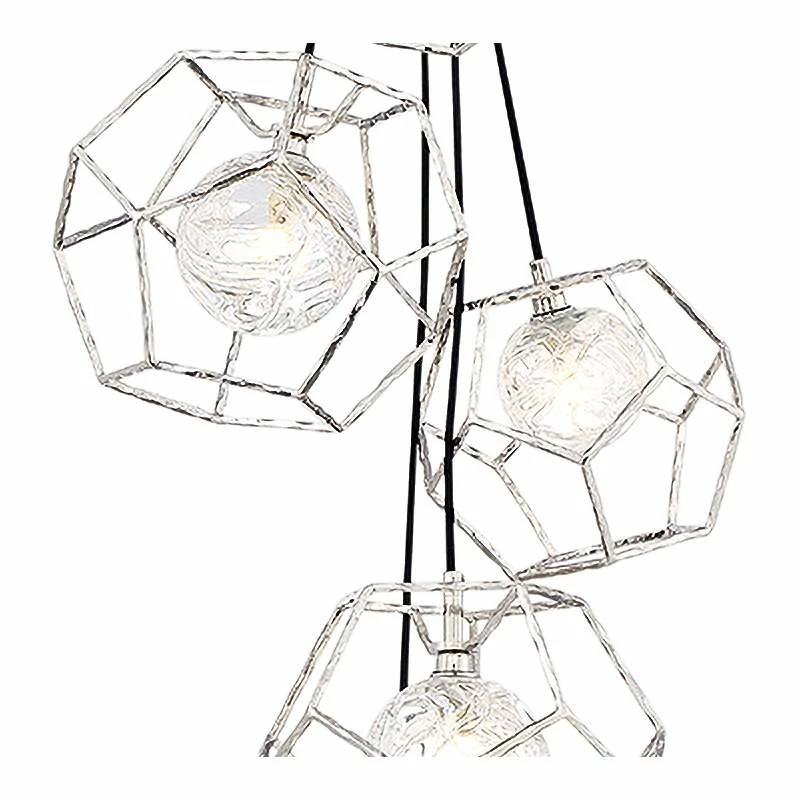 Norway 18 1/2" Wide Chrome LED Cluster Multi Light Pendant 5 Norway 18 1/2" Wide Chrome LED Cluster Multi Light Pendant - Image 3