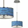 Oceanside 10 1/4" Wide Modern Coastal Giclee Glow Pendant Light 2 Oceanside 10 1/4" Wide Modern Coastal Giclee Glow Pendant Light -Lighting Sales Shop oceanside 10 and one quarter inch wide modern coastal giclee glow pendant light 030p3cropped