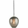Troy Odyssey 7" Wide Black And Smoked Glass Mini Pendant 2 Troy Odyssey 7" Wide Black And Smoked Glass Mini Pendant -Lighting Sales Shop odyssey 7 inch wide black and smoked glass mini pendant 8x105