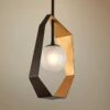 Troy Origami 11 1/2" Wide Bronze LED Mini Pendant -Lighting Sales Shop origami 11 and one half inch wide bronze led mini pendant 13t43cropped