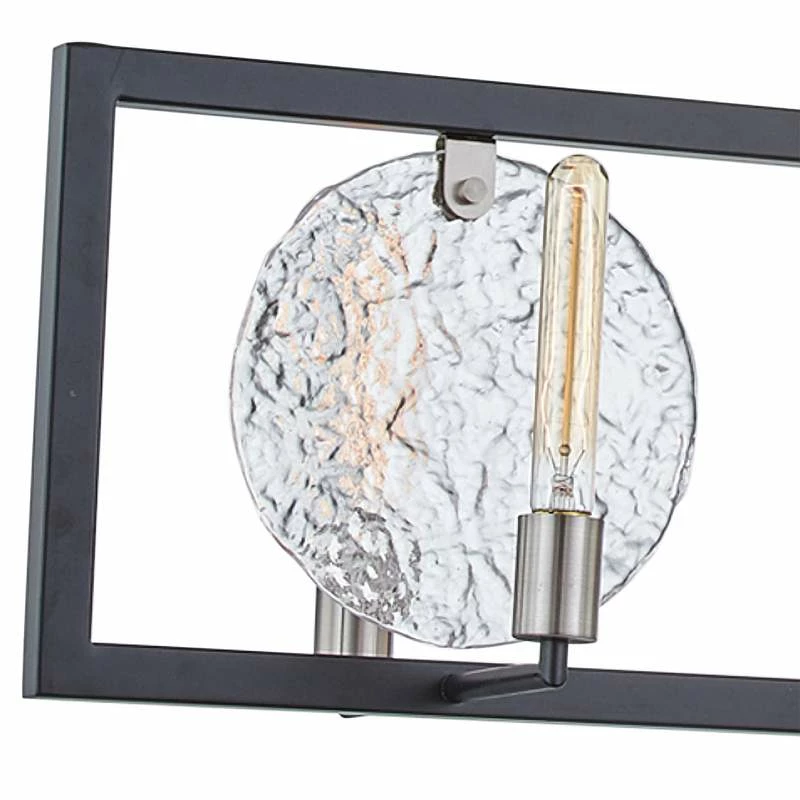 Orion 38 1/2" Wide Matte Black 6-Light Island Chandelier 5 Orion 38 1/2" Wide Matte Black 6-Light Island Chandelier - Image 3