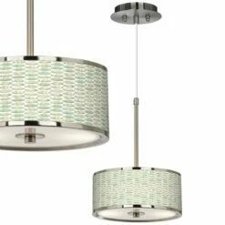 Oval Tempo Giclee Glow 10 1/4" Wide Pendant Light