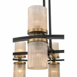 Palais 35 1/2" Wide Matte Black Brass 16-Light Chandelier -Lighting Sales Shop palais 35 and one half inch wide matte black brass 16 light chandelier 668c2views1