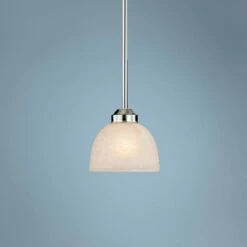 Paradox Brushed Nickel 6 1/2" Wide Single Mini Pendant Light