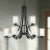 Parsons Studio 31 1/2"W Sand Coal 9-Light 2-Tier Chandelier 1 Parsons Studio 31 1/2"W Sand Coal 9-Light 2-Tier Chandelier -Lighting Sales Shop parsons studio 31 and one half inchw sand coal 9 light 2 tier chandelier 84g24cropped