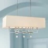 Paxton 38"W Polished Nickel Kitchen Island Light Chandelier