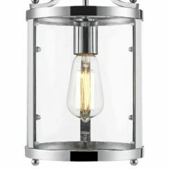 Golden Lighting Payton 7 1/4" Wide Chrome And Clear Glass Mini Pendant 8 Golden Lighting Payton 7 1/4" Wide Chrome And Clear Glass Mini Pendant -Lighting Sales Shop payton 7 and one quarter inch wide chrome and clear glass mini pendant 60d33views1