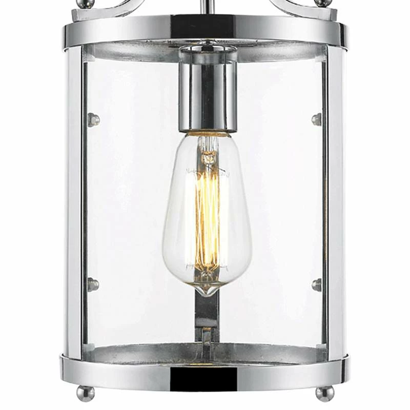 Golden Lighting Payton 7 1/4" Wide Chrome And Clear Glass Mini Pendant 5 Golden Lighting Payton 7 1/4" Wide Chrome And Clear Glass Mini Pendant - Image 3