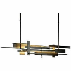 Planar 42 1/2" Wide Smoke LED Modern Kitchen Island Light Chandelier -Lighting Sales Shop planar 42 and one half inch wide smoke led modern kitchen island light chandelier 7x150views1