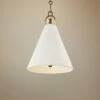 Plaster No.1 10" Wide Aged Brass Mini Pendant -Lighting Sales Shop plaster no 1 10 inch wide aged brass mini pendant 65e27cropped