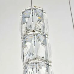 Polaris 12" Wide Gold And Crystal LED Multi Light Pendant -Lighting Sales Shop polaris 12 inch wide gold and crystal led multi light pendant 77j11views2