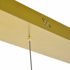 Polaris 36" Wide Gold Crystal LED Linear Multi Light Pendant 13 Polaris 36" Wide Gold Crystal LED Linear Multi Light Pendant -Lighting Sales Shop polaris 36 inch wide gold crystal led linear multi light pendant 77h89views4