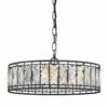 Polia 16" Wide Black Metal 3-Light Drum Chandelier -Lighting Sales Shop polia 16 inch wide black metal 3 light drum chandelier 644p5