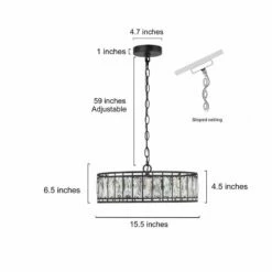 Polia 16" Wide Black Metal 3-Light Drum Chandelier -Lighting Sales Shop polia 16 inch wide black metal 3 light drum chandelier 644p5views4