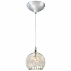 Possini Euro 4 1/2" Wide Swirl Wire Glass Mini Pendant Light -Lighting Sales Shop possini euro 4 and one half inch wide swirl wire glass mini pendant light v8381views1