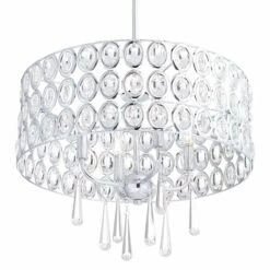 Possini Euro Almyra 19" Wide Modern Chrome And Crystal Pendant Light 12 Possini Euro Almyra 19" Wide Modern Chrome And Crystal Pendant Light -Lighting Sales Shop possini euro almyra 19 inch wide modern chrome and crystal pendant light 39p68views3