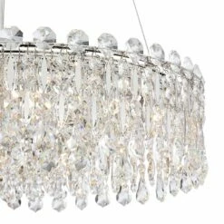 Possini Euro Alyssa 23 1/2" Wide Chrome And Crystal LED Pendant Light 10 Possini Euro Alyssa 23 1/2" Wide Chrome And Crystal LED Pendant Light -Lighting Sales Shop possini euro alyssa 23 and one half inch wide chrome and crystal led pendant light 64r72views1