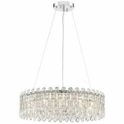 Possini Euro Alyssa 23 1/2" Wide Chrome And Crystal LED Pendant Light 12 Possini Euro Alyssa 23 1/2" Wide Chrome And Crystal LED Pendant Light -Lighting Sales Shop possini euro alyssa 23 and one half inch wide chrome and crystal led pendant light 64r72views3