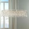 Possini Euro Alyssa 36 1/2" Wide Crystal LED Oval Pendant Chandelier -Lighting Sales Shop possini euro alyssa 36 and one half inch wide crystal led oval pendant chandelier 64r71cropped