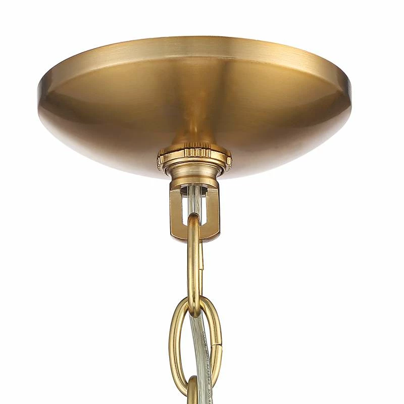 Possini Euro Bellis 24 1/2" Wide 5-Light Soft Gold Ring Chandelier 8 Possini Euro Bellis 24 1/2" Wide 5-Light Soft Gold Ring Chandelier - Image 6