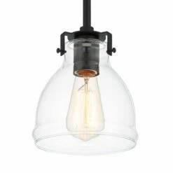 Possini Euro Bellis 6" Wide Black Clear Glass Mini Pendant -Lighting Sales Shop possini euro bellis 6 inch wide black clear glass mini pendant 820v0views1