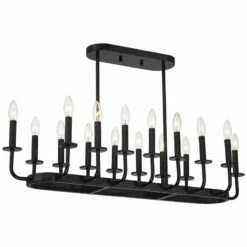 Possini Euro Bondai 39" Wide Gloss Black 16-Light Island Chandelier -Lighting Sales Shop possini euro bondai 39 inch wide gloss black 16 light island chandelier 554v0