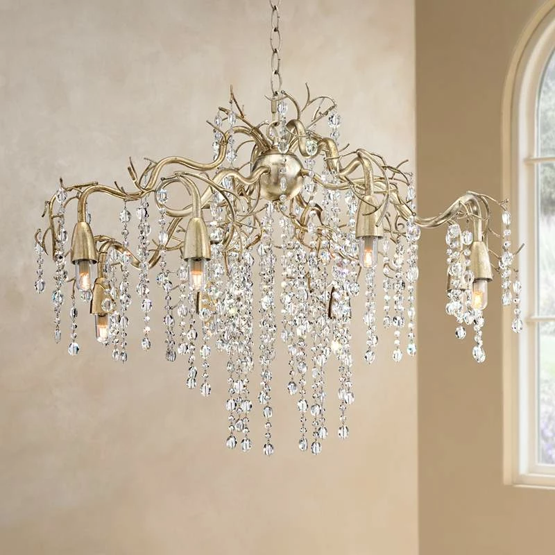 Possini Euro Branches 31" Wide Silver Champagne Chandelier 3 Possini Euro Branches 31" Wide Silver Champagne Chandelier